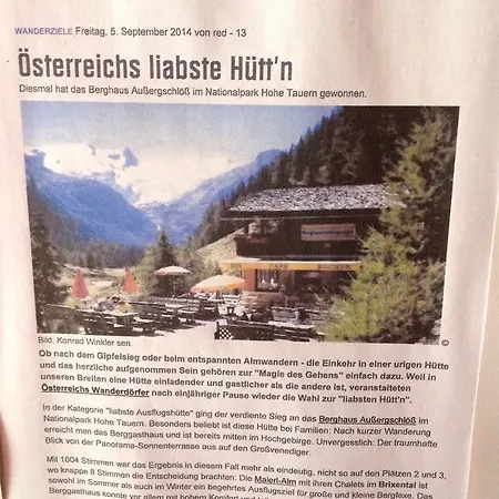 Gasthuis Berghaus Aussergschloess *